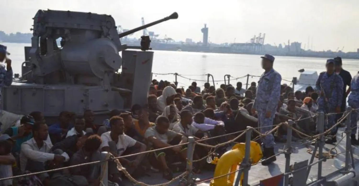 القوات البحرية المصرية تحبط محاولة هجرة غير شرعية أمام سواحل المتوسط