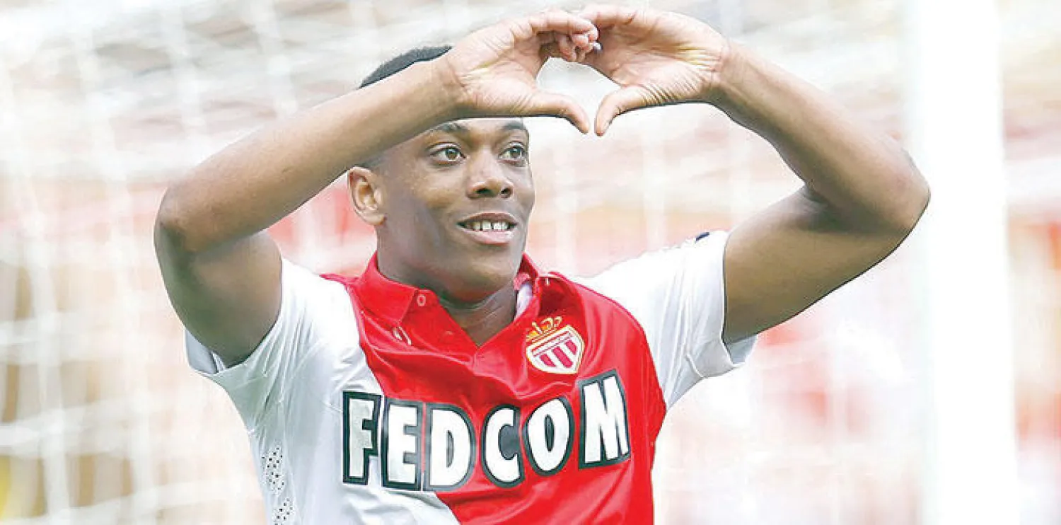 مارتيال صاحب أكبر صفقة للاعب شاب من موناكو إلى يونايتد (أ.ف.ب)