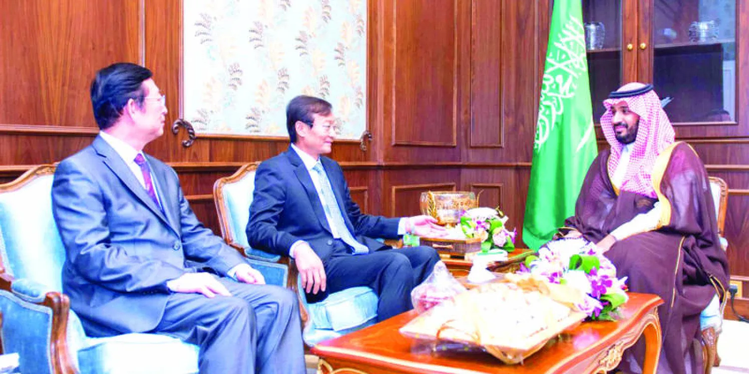 ولي ولي العهد السعودي يلتقي نائب وزير الخارجية الصيني