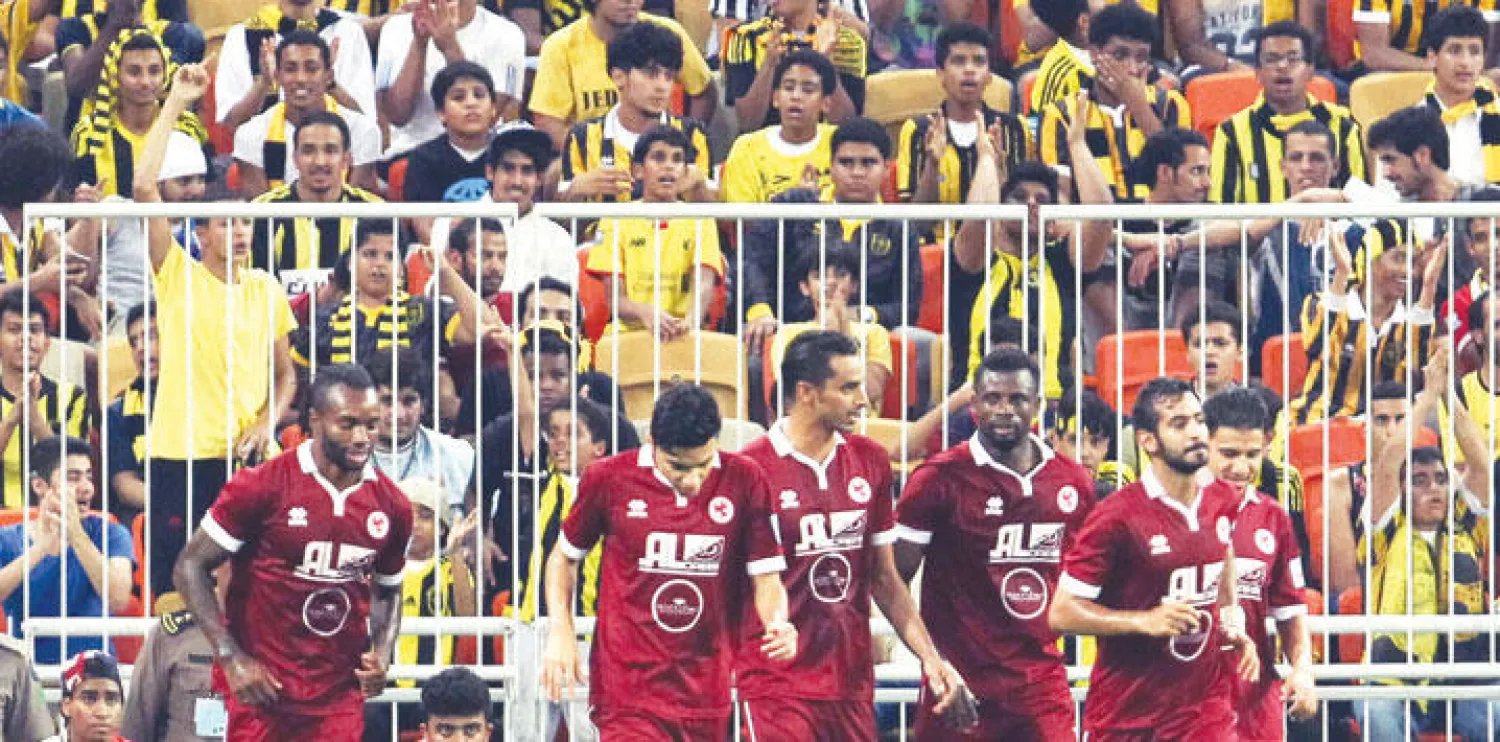 ثنائية الفيصلي أحرجت المسؤولين في نادي الاتحاد (تصوير: محمد المانع)