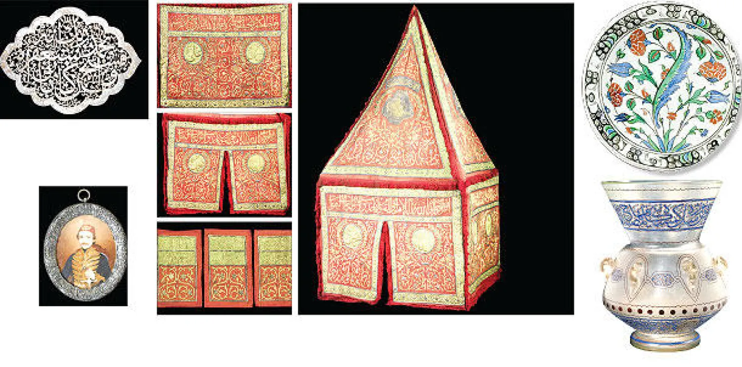 بعض المعروضات في مزاد بونهامز للفنون الإسلامية