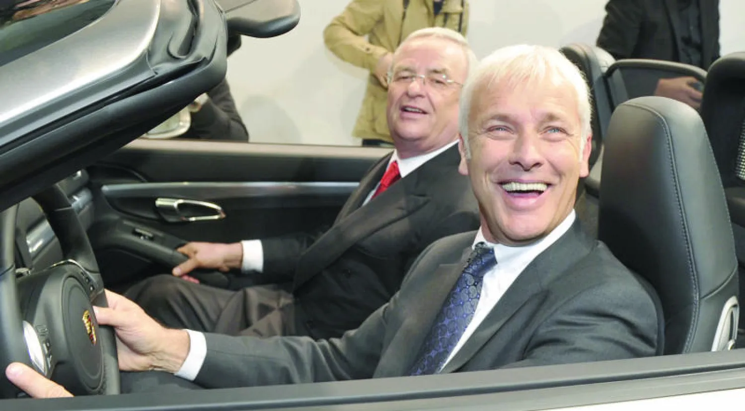 ماتياس مولر رئيس بورشة للسيارات الرياضية المرشح ليصبح الرئيس التنفيذي الجديد لـ«فولكسفاغن» خلفًا لمارتن فينتركورن المستقيل (أ.ف.ب)