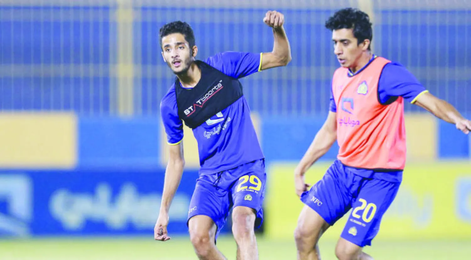 من تدريبات النصر الأخيرة (المركز الإعلامي بنادي النصر)