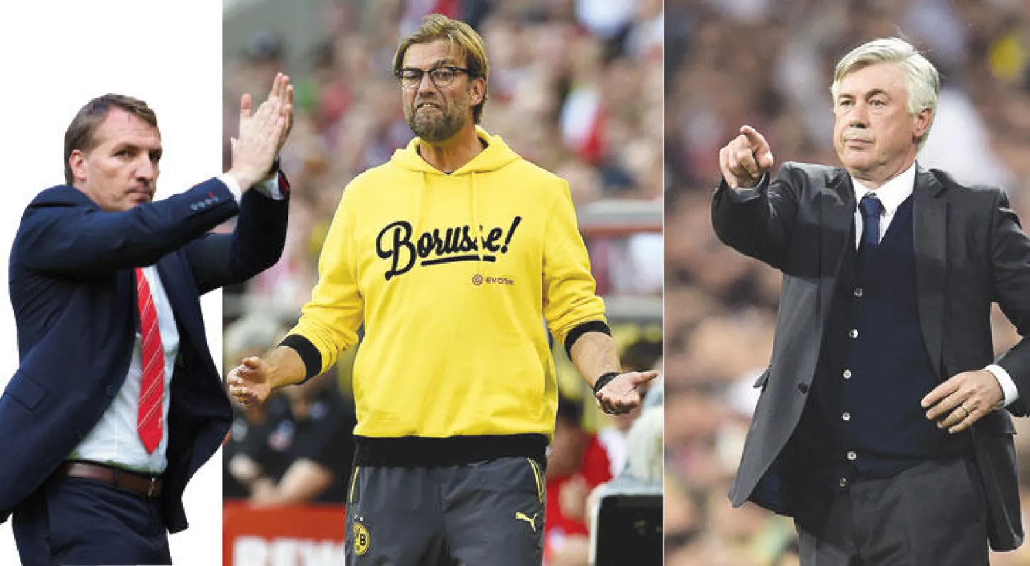 أنشيلوتي (يمين) وكلوب المرشحان البارزان لقيادة ليفربول (أ.ف.ب)  -  رودجرز غادر ليفربول من الباب الخلفي («الشرق الأوسط»)