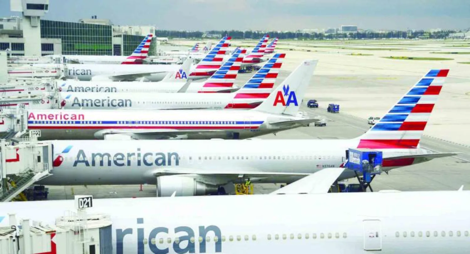 توفي طيار أثناء رحلة تابعة للخطوط الأميركية كانت متوجهة من فينيكس إلى بوسطن (أ.ف.ب)