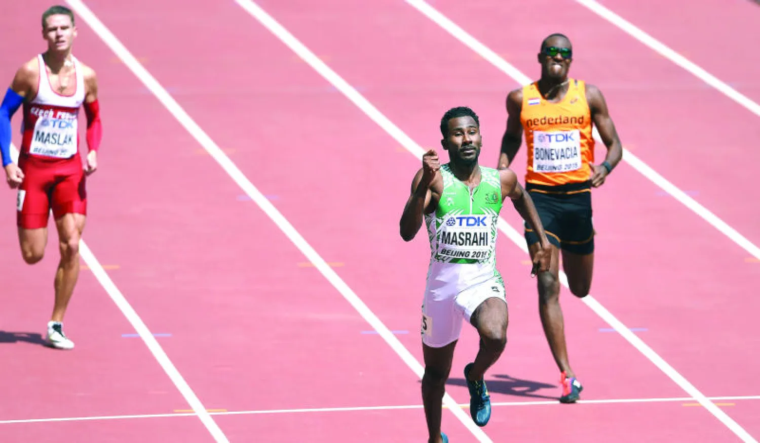 يوسف مسرحي في المراحل الأخيرة من السباق («الشرق الأوسط»)