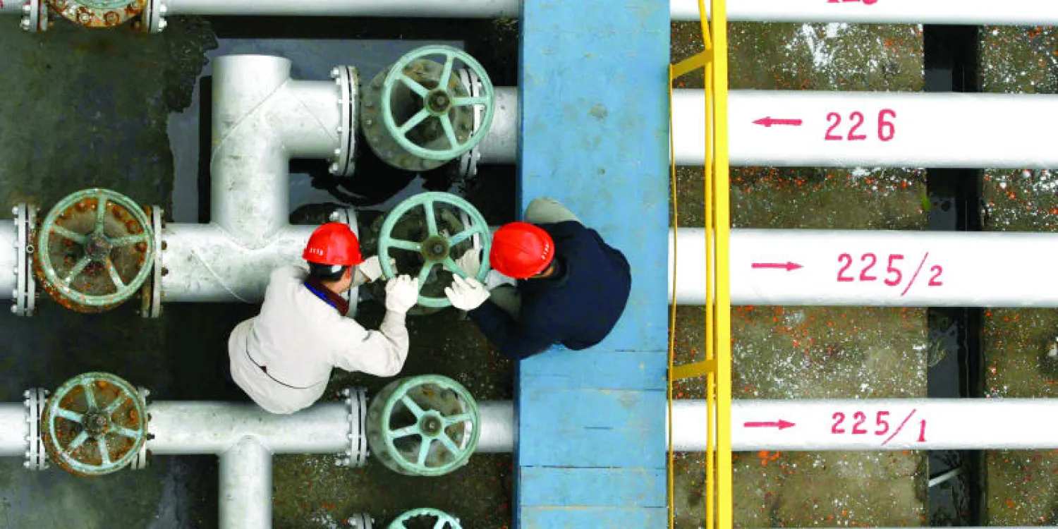 احدى المنشآت النفطية لشركة « روسنفت»