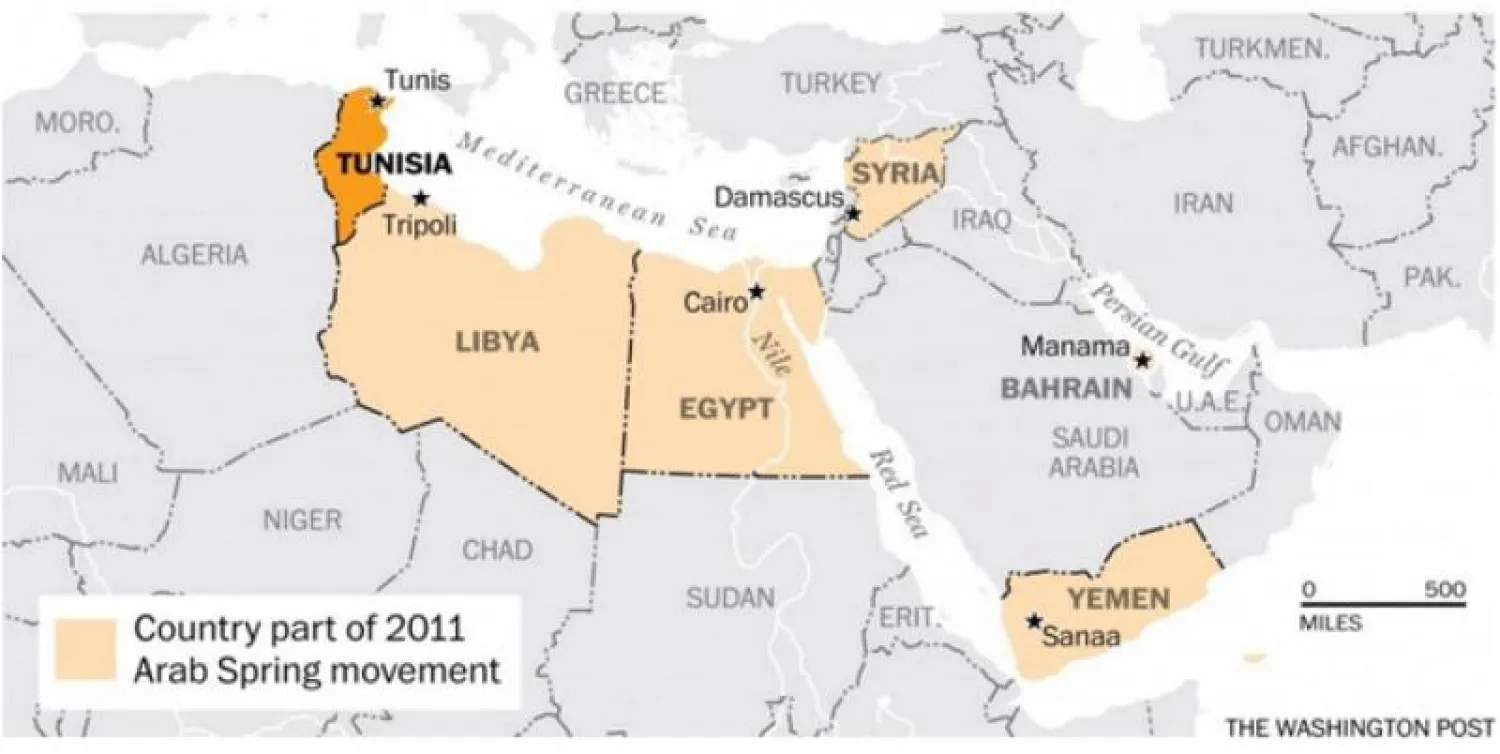 خريطة استقرار تبين سبب فوز الرباعي التونسي بنوبل للسلام