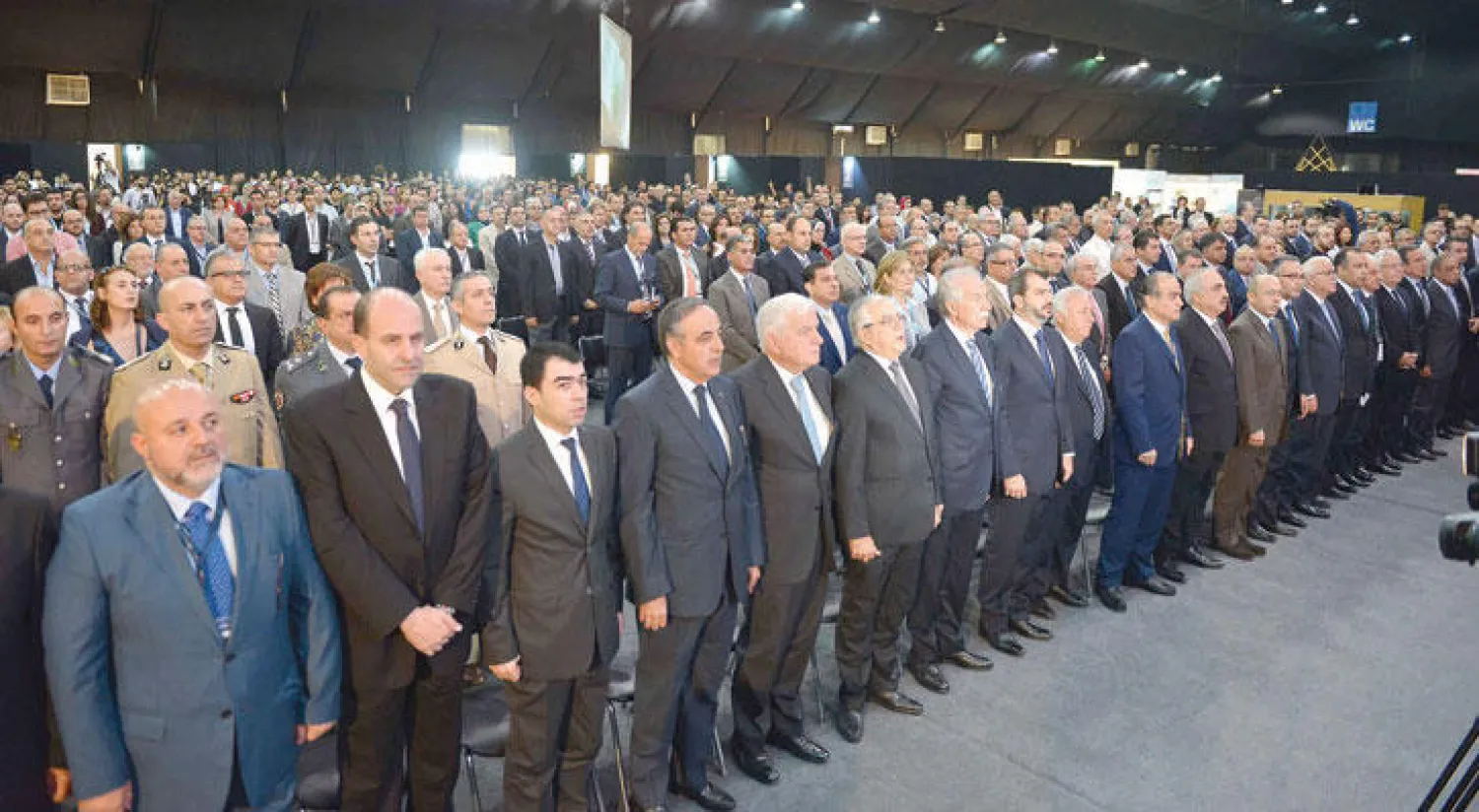 جانب من الحضور في مهرجان «ماراثون العمارة» في بيروت