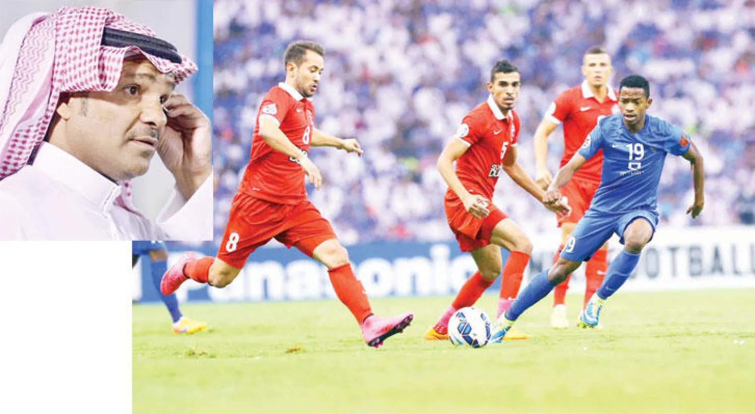 الثنيان قال إن التشكيلة التي دخل بها دونيس في ذهاب نصف النهائي الآسيوي غير موفقة .. وفي الإطار يوسف الثنيان («الشرق الأوسط»)