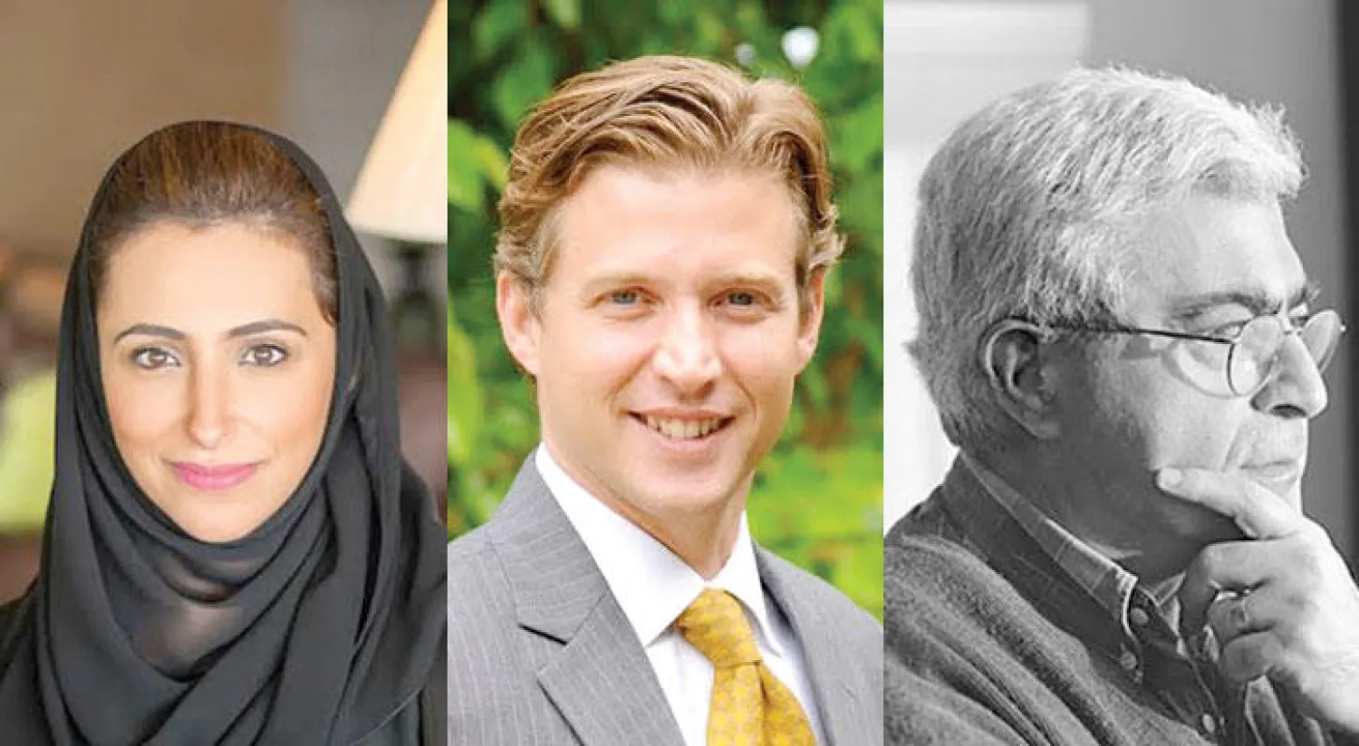 إلياس خوري  -  الخبير الاميركي أليك روس  -  الشيخة بدور القاسمي