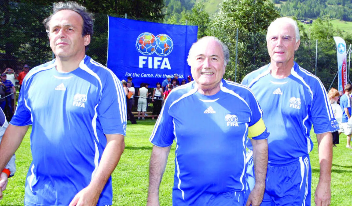 فريق المتورطين في فضائح الفيفا (إ.ب.أ)