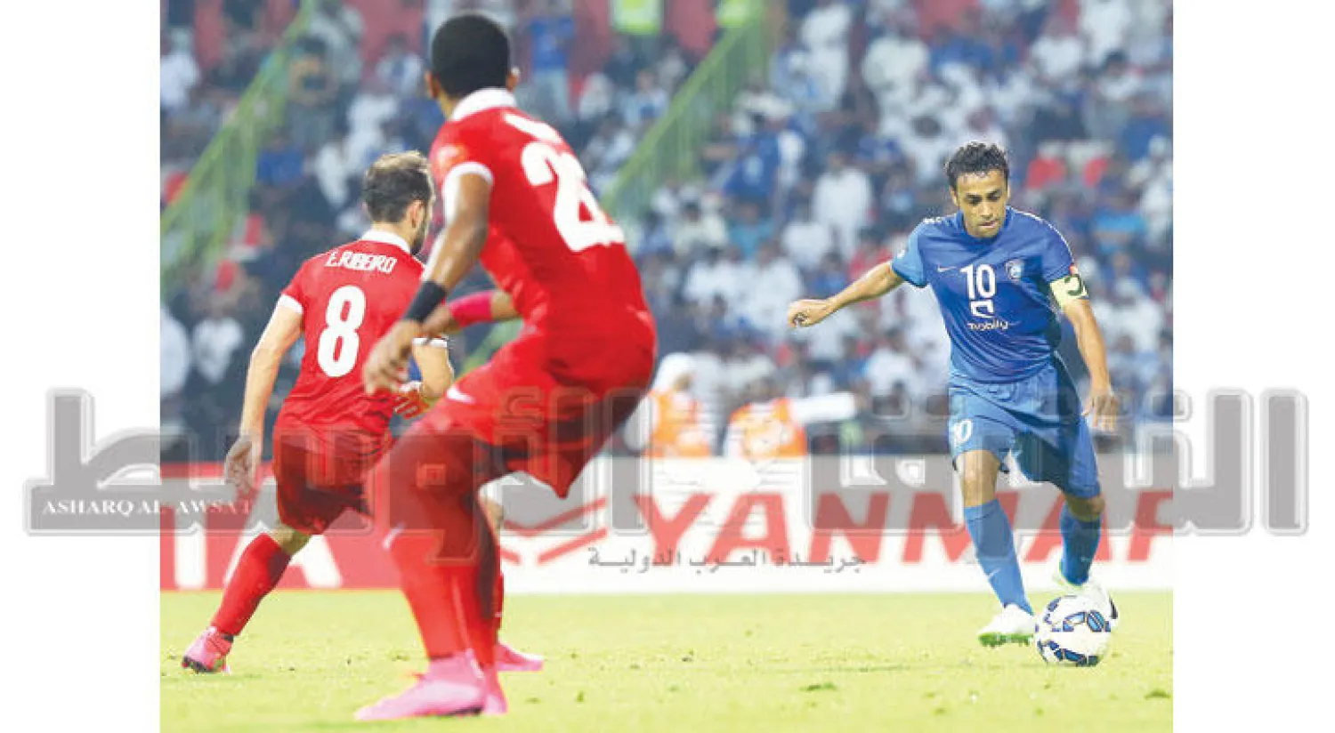 مباراة الأهلي الإماراتي والهلال السعودي لا يزال صداها حاضرًا حتى اليوم (تصوير: علي العريفي)