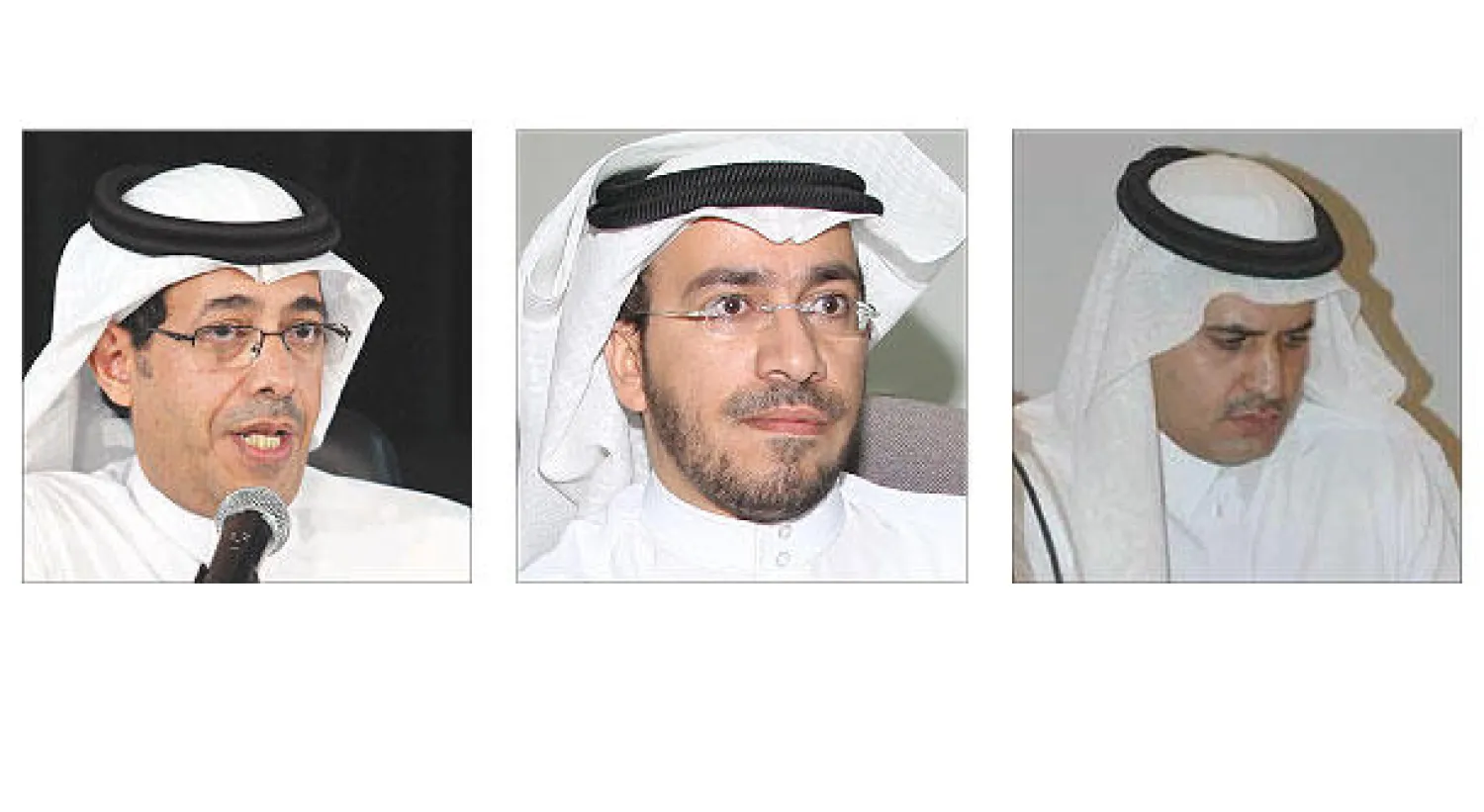 د. محمد الصفراني  ود. عبد الله الوشمي  ود. معجب العدواني