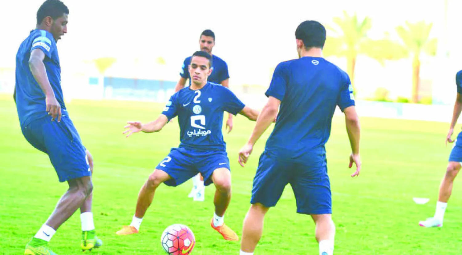 من تدريبات الهلال الأخيرة (المركز الإعلامي)