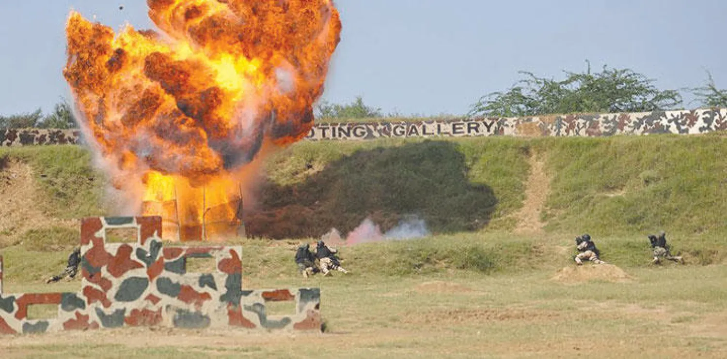 جانب من التدريب العسكري المشترك بين السعودية وباكستان (واس)