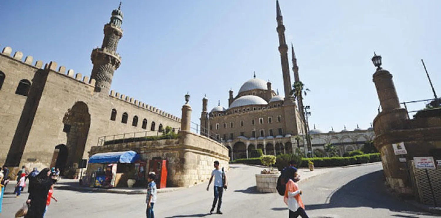 جامع محمد علي عند قلعة صلاح الدين في القاهرة (غيتي)