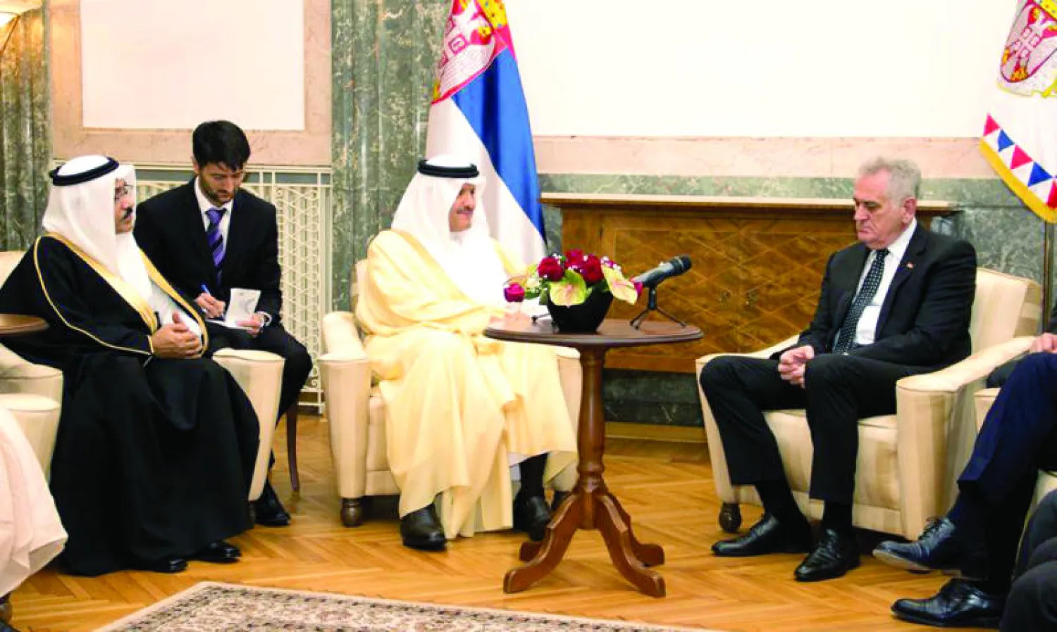 سلطان بن سلمان يبحث مع الرئيس الصربي التعاون في مجالي التراث والسياحة