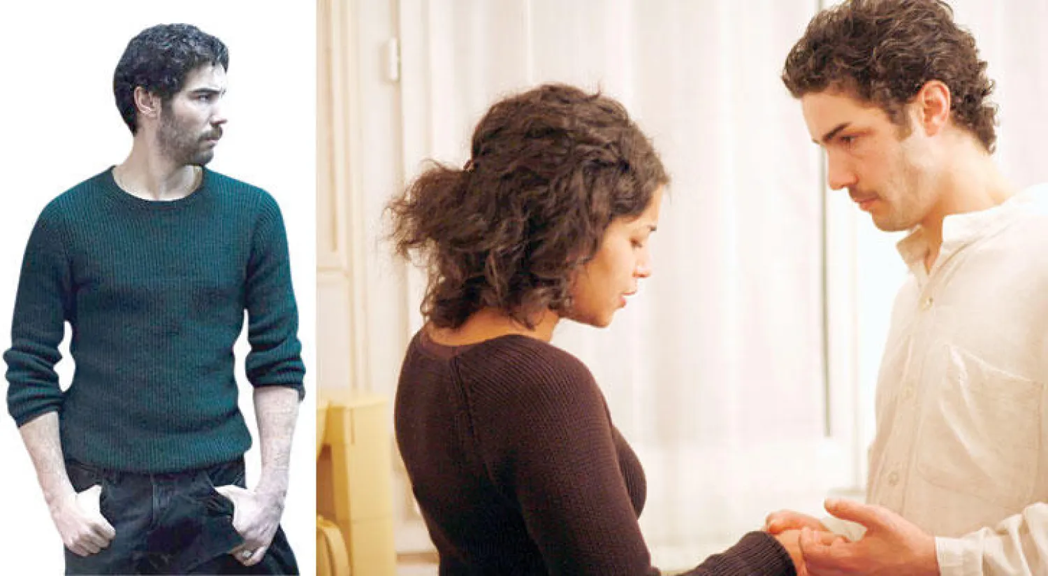 ليلى بختي وزوجها الممثل طاهر رحيم في لقطة من فيلم «النبي»  -  الشرطي الهارب من أشباح الماضي