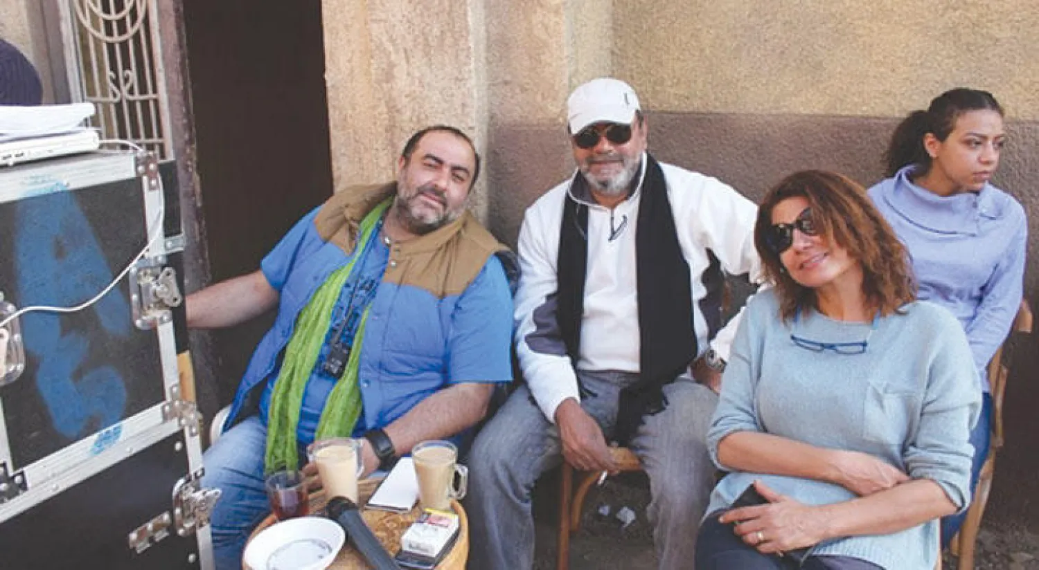 خلال تصوير «الليلة الكبيرة»