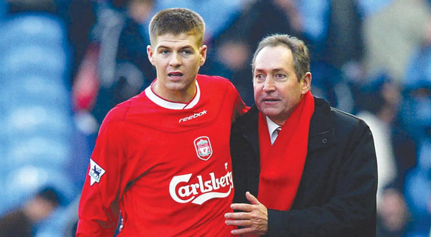 هولييه مع جيرارد في الموسم الذي حصد فيه ليفربول 5 كؤوس  («الشرق الأوسط»)