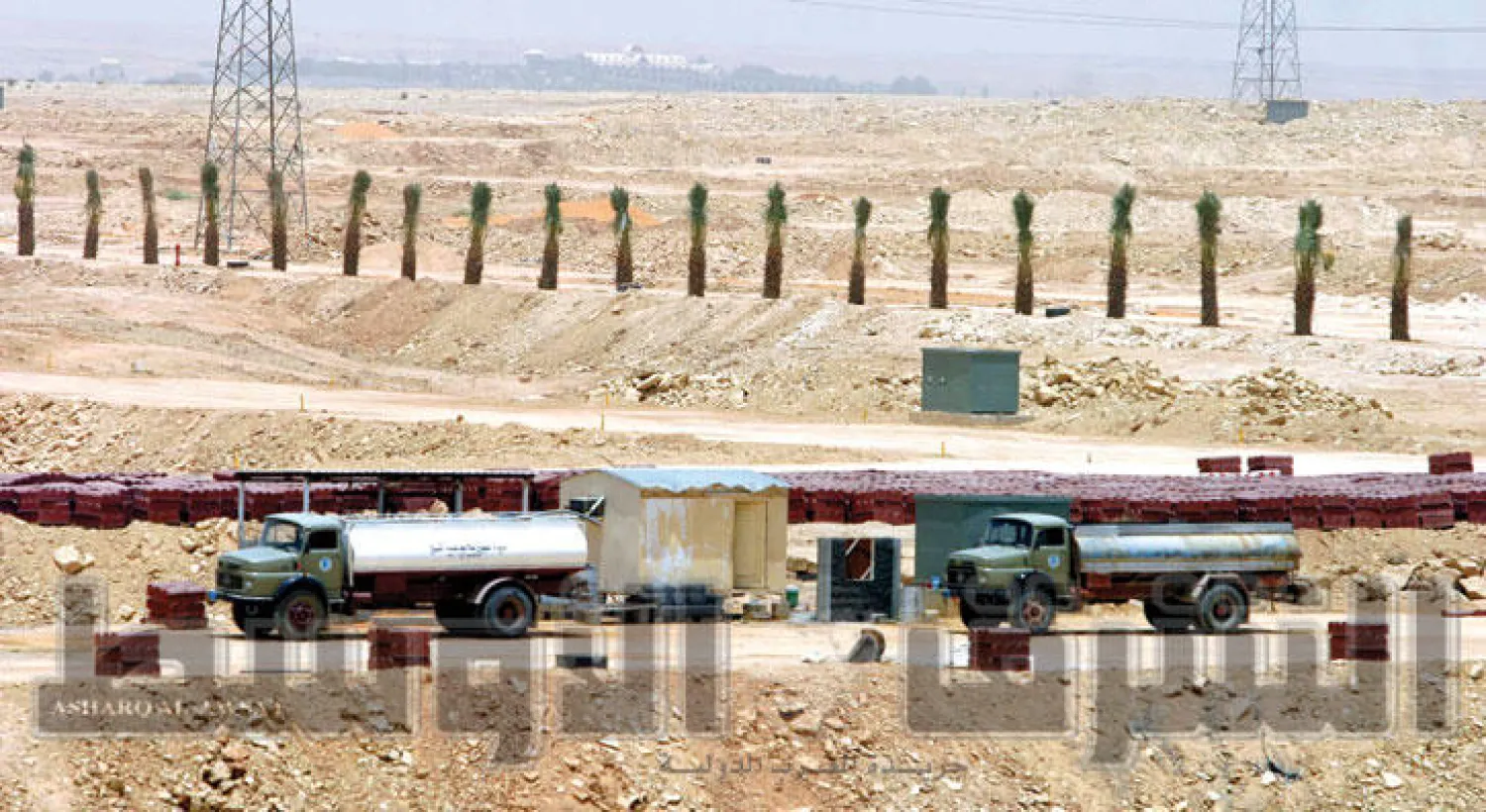 احدى المخططات العقارية شمال مدينة الرياض وتبدو مساحات شاسعة غير مستغلة (تصوير: خالد الخميس)