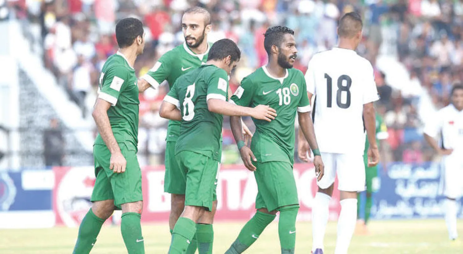 فرحة السهلاوي تكررت أمس 5 مرات في شباك تيمور (تصوير: المركز الإعلامي للمنتخب السعودي)