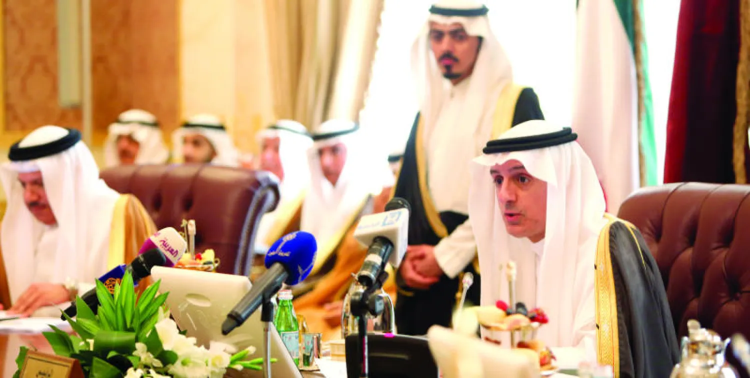 جانب من اجتماع وزراء الخارجية لدول مجلس التعاون (تصوير: سعد الدوسري‬)‫‬