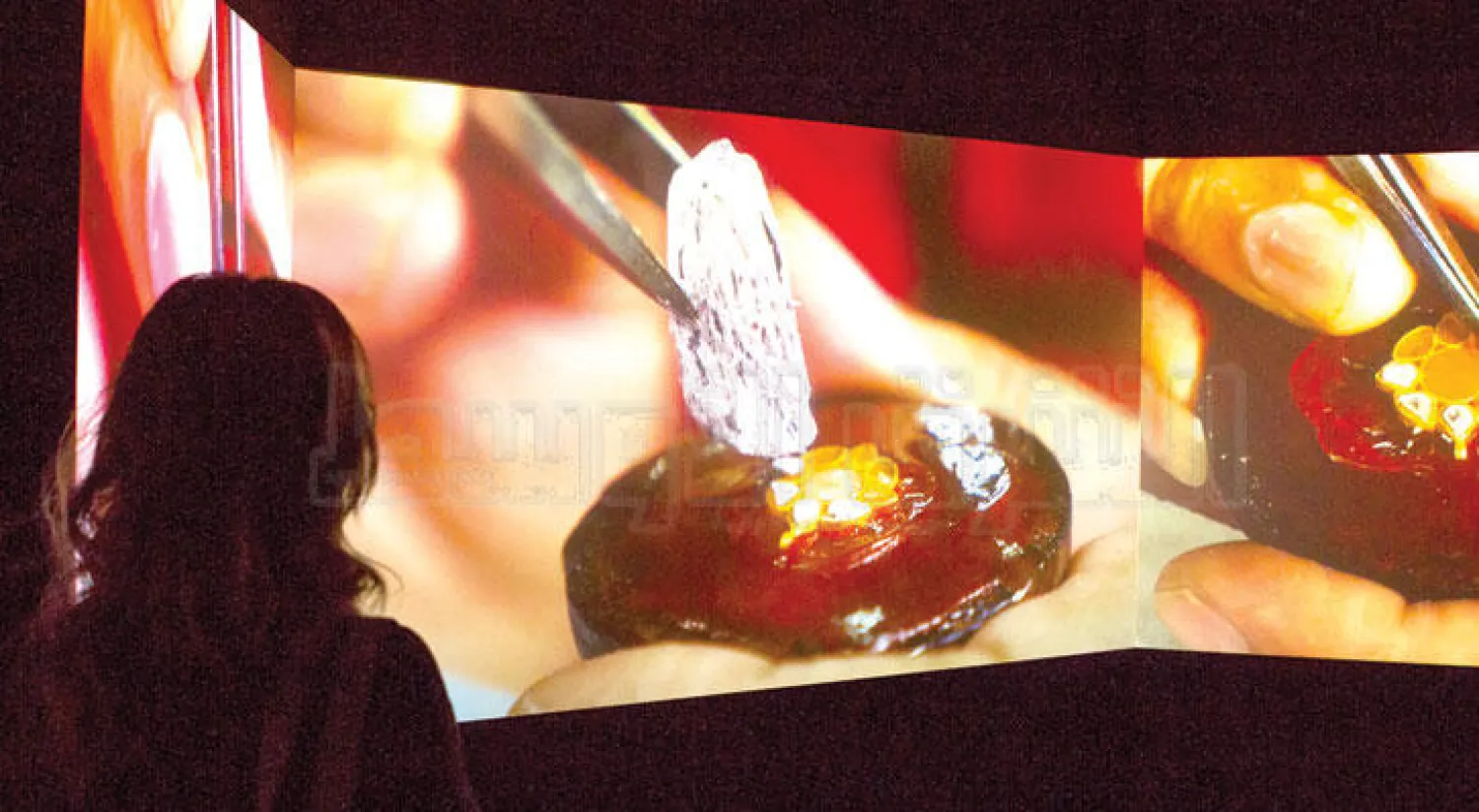 واحدة من قطع معرض {مجموعة آل ثاني} للجواهر (تصوير: جيمس حنا)