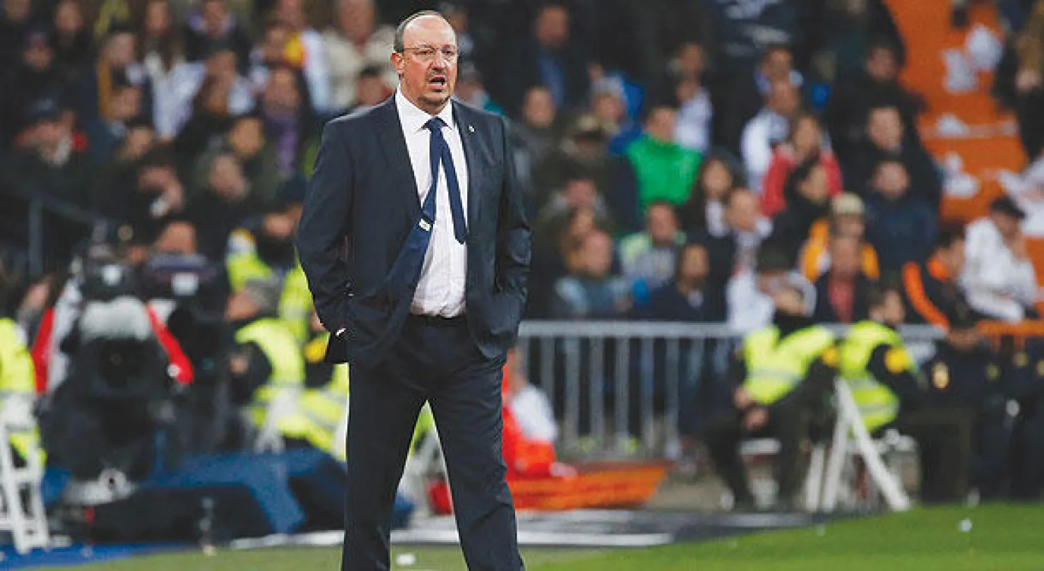 بينيتيز يواجه الإقالة من تدريب الريال (رويترز)