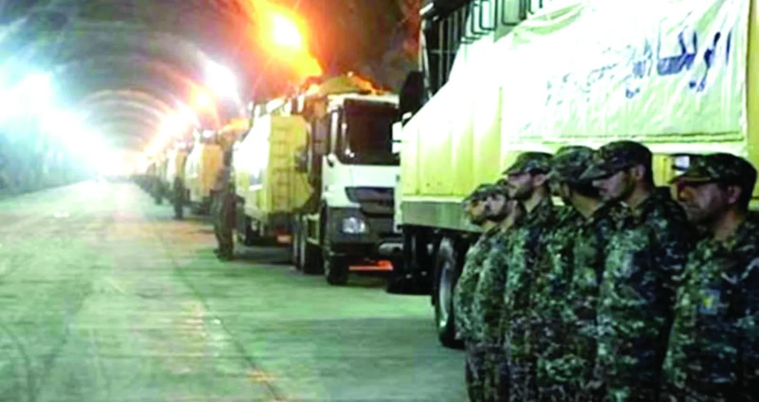 صورة مأخوذة عن الموقع الإلكتروني لوزارة الدفاع الإيرانية يكشف عن منظومة صواريخ استراتيجية مخزنة تحت الأرض في موقع سري