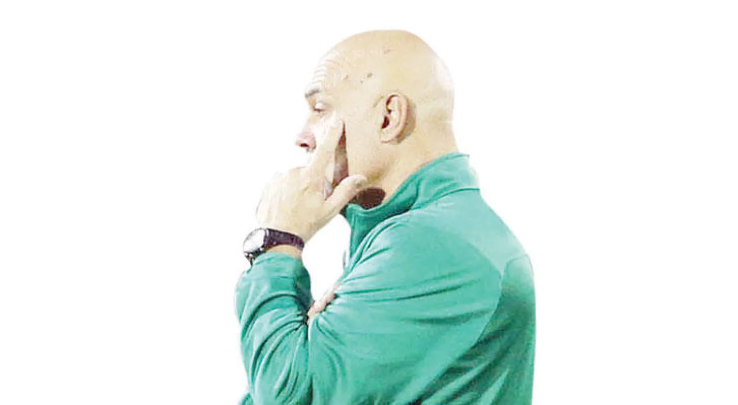 غروس خلال تدريبات الأهلي الأخيرة (المركز الإعلامي)