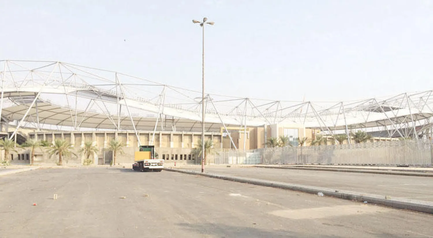 لقطة خارجية لملعب الأمير عبدالله الفيصل بجدة («الشرق الأوسط»)