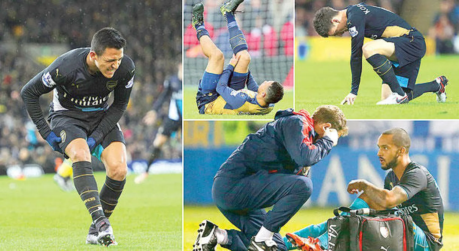 تفاقم إصابات نجوم آرسنال تضع الجهازين الفني والطبي في دائرة الاتهام