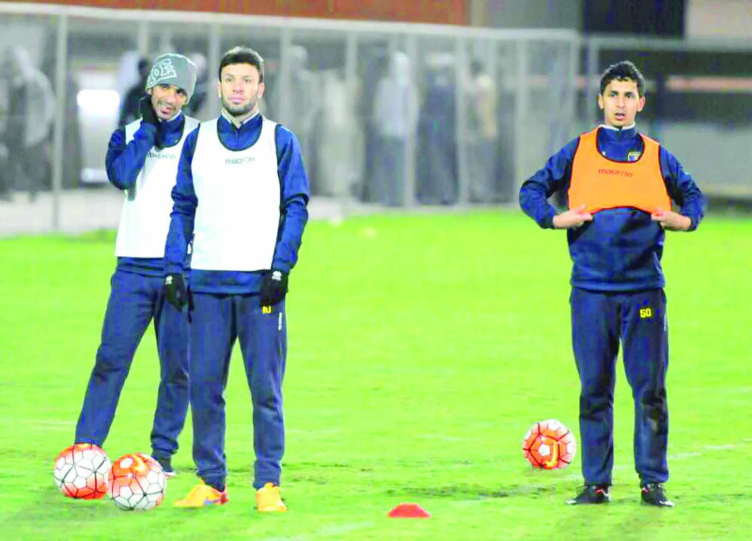 جانب من تدريبات فريق التعاون الأخيرة (المركز الإعلامي)