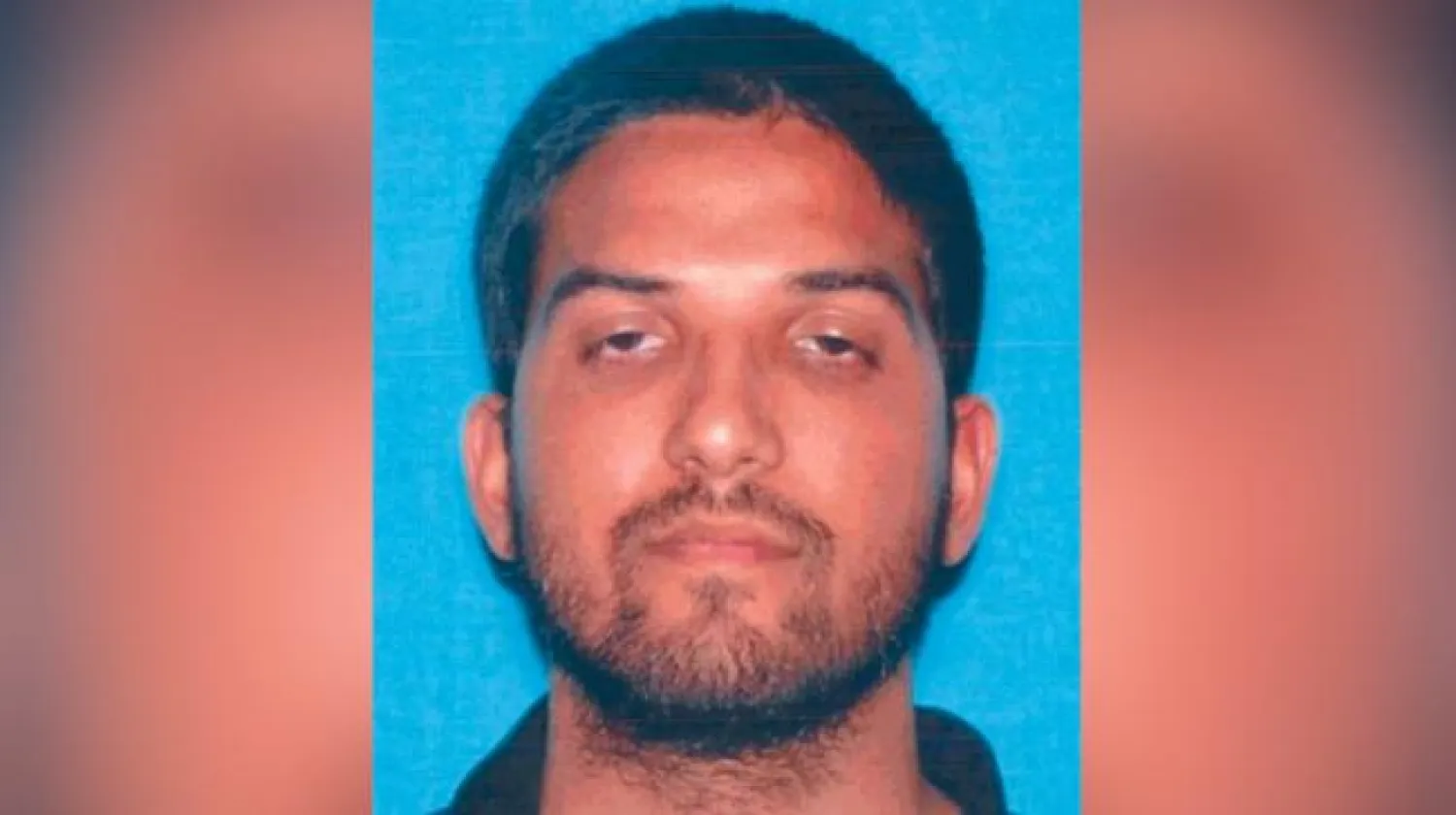 سيد فاروق المتهم مع زوجته تاشفين مالك بتنفيذ مجزرة كاليفورنيا («الشرق الأوسط»)