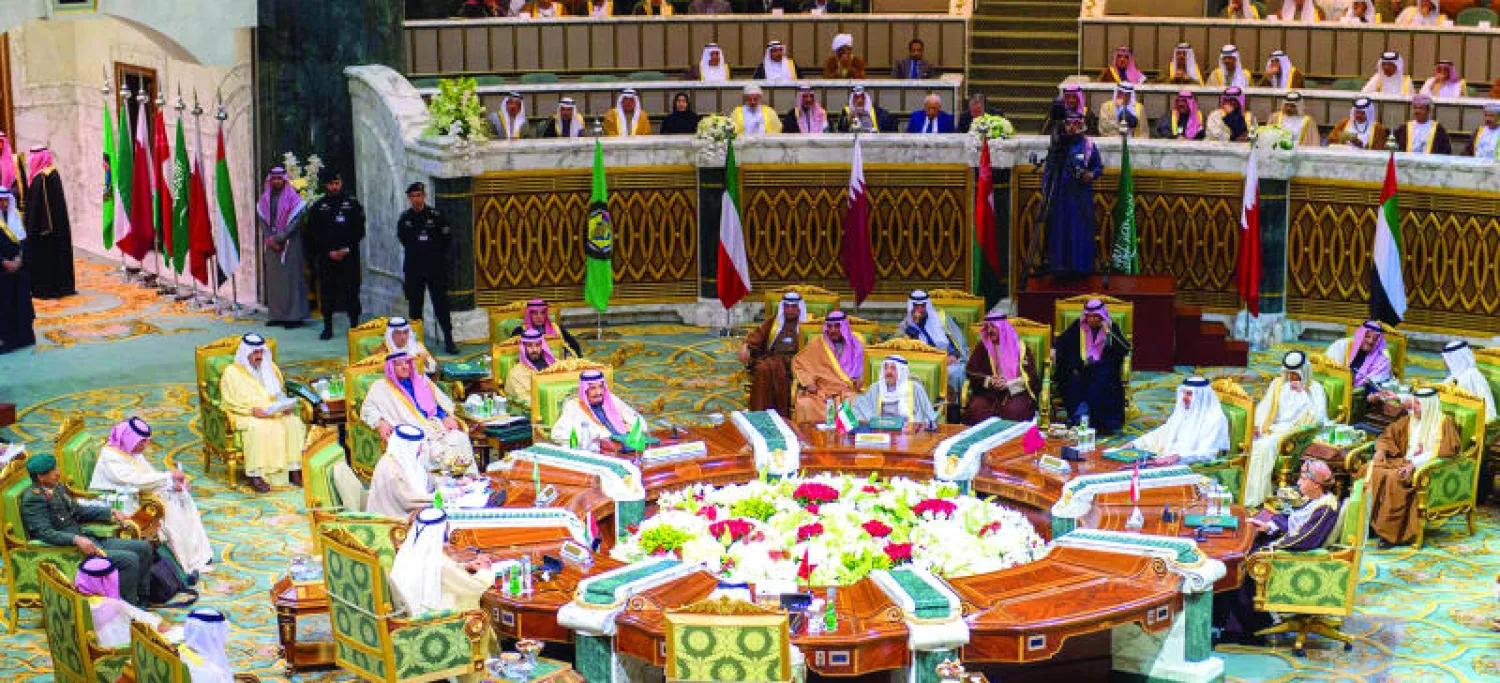 قادة دول الخليج العربي في جلستهم الختامية التي أحتضنتها العاصمة السعودية الرياض (واس)