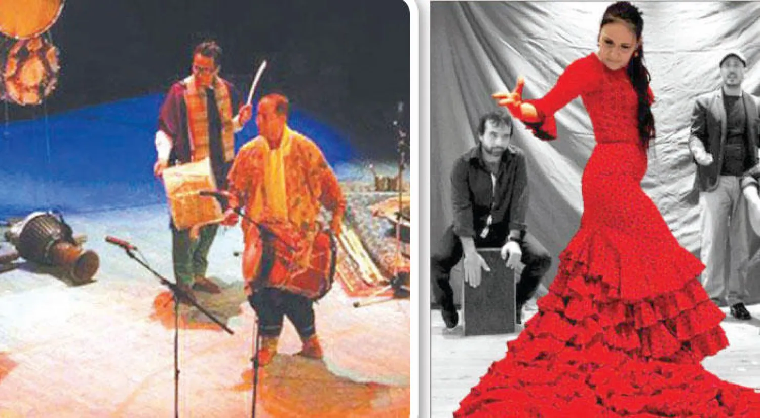 من عروض فرقة الفلامنكو، فرقة تونسية خلال أحد عروضها