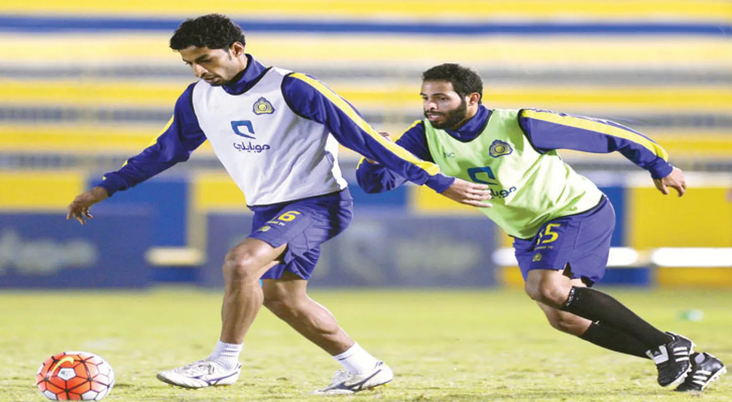 الفريدي وأدريان والجبرين سيعودون أمام الاتحاد (تصوير: المركز الإعلامي بنادي النصر)