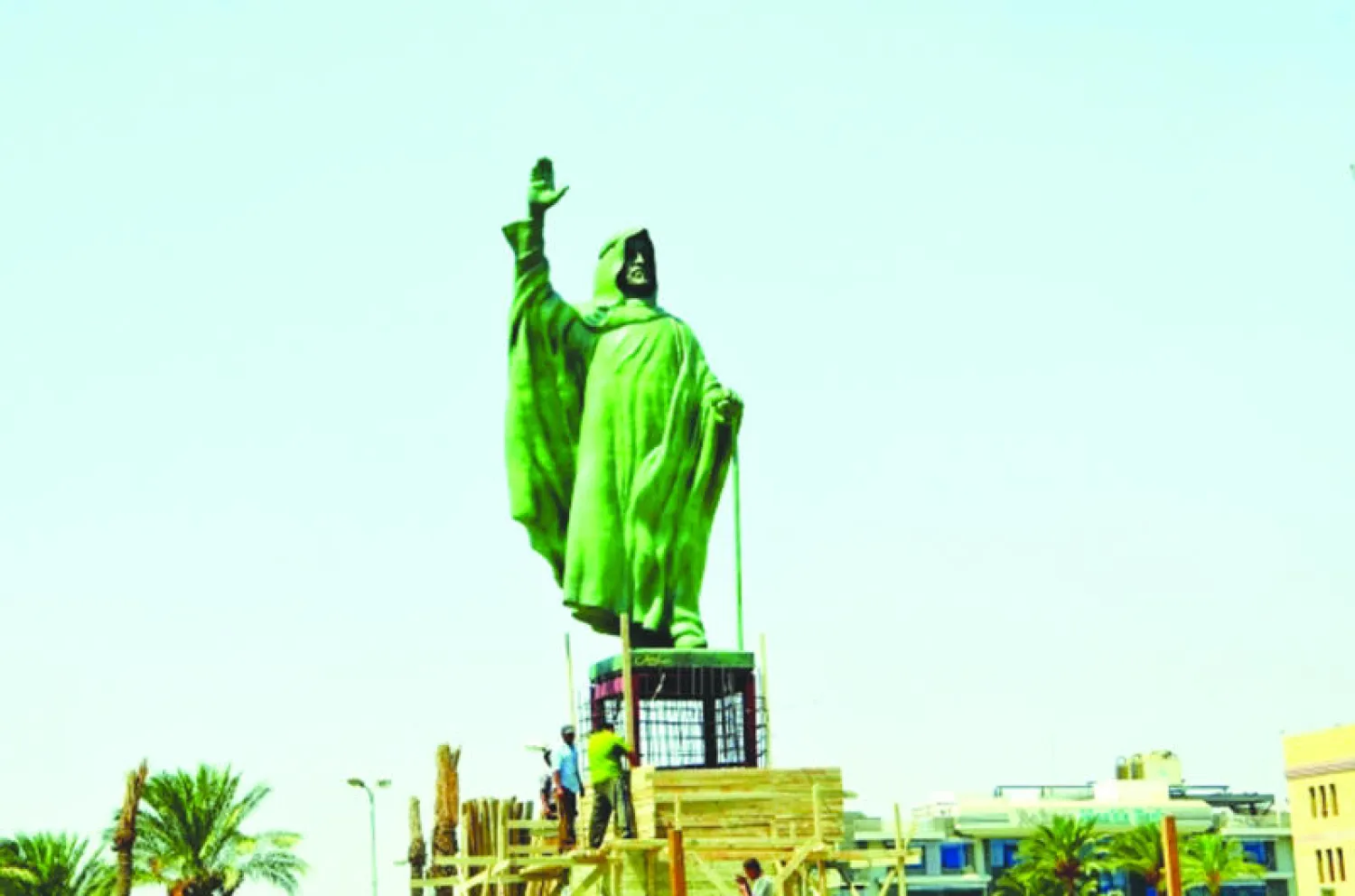 إزاحة الستار عن تمثال الشيخ زايد بمحافظة الجيزة في مصر