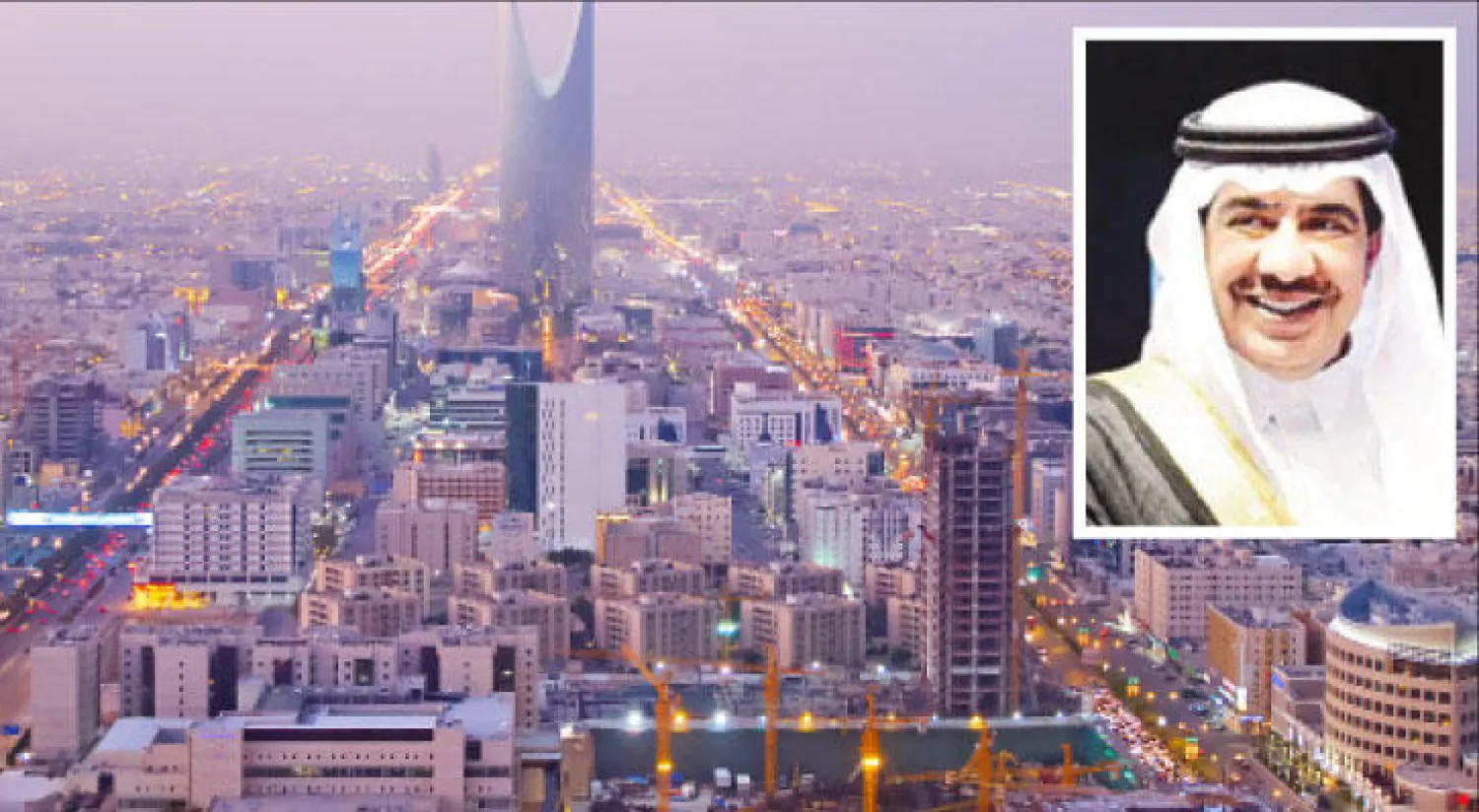 محمد الحماد، جانب من مدينة الرياض ({الشرق الأوسط})