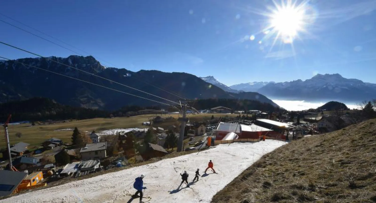 سويسرا تشهد أدفأ شهر ديسمبر منذ 150 عامًا