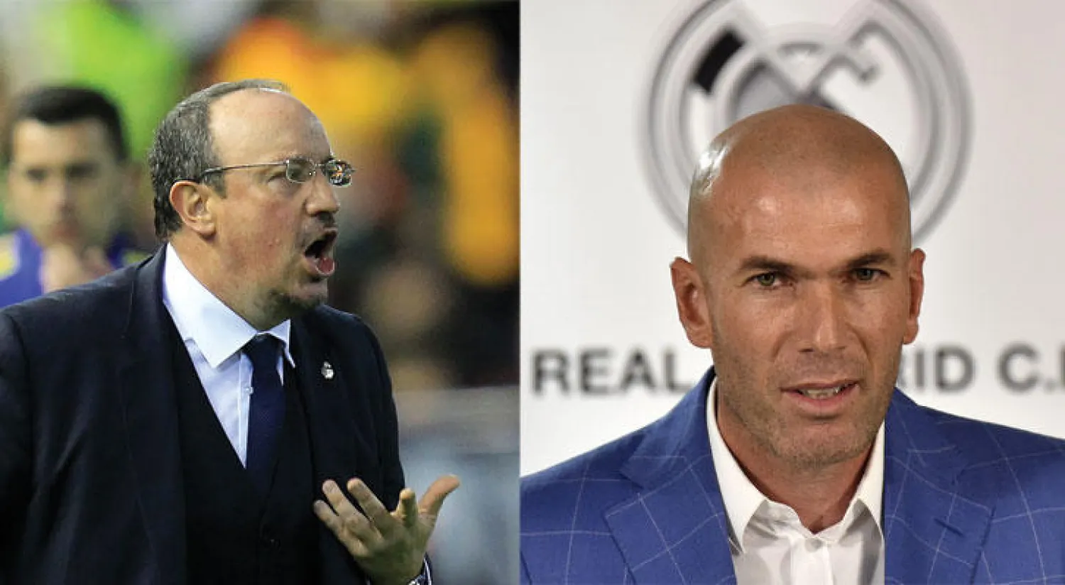 زيدان (إ.ب.أ)  -  بينيتيز(أ.ب)