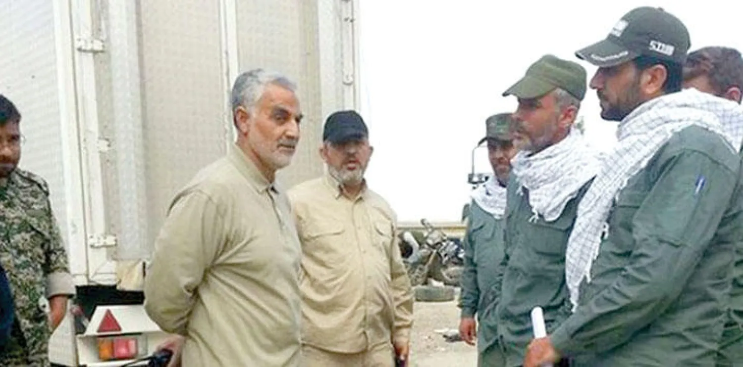 قائد الحرس الثوري قاسم سليماني  أحد أبرز الوجوه الإيرانية التي تعمل في العراق وسوريا (رويترز)