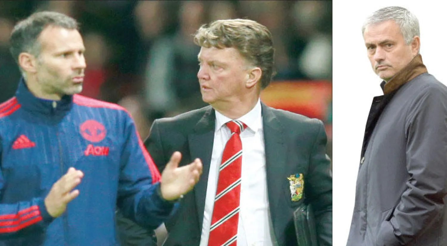 جماهير يونايتد ترغب في التعاقد مع مورينهو (إ.ب.أ) - هل استفاد غيغز من تجربته كمساعد لفان غال (رويترز)