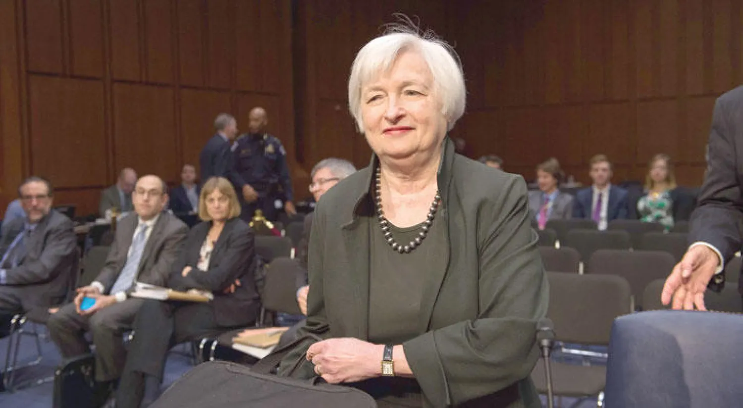 حشدت جانيت لويز يلين رئيسة مجلس الاحتياطي الفيدرالي الأميركي، إجماعا لاتخاذ القرار برفع معدل الفائدة الأساسي الشهر الماضي (أ.ف.ب)