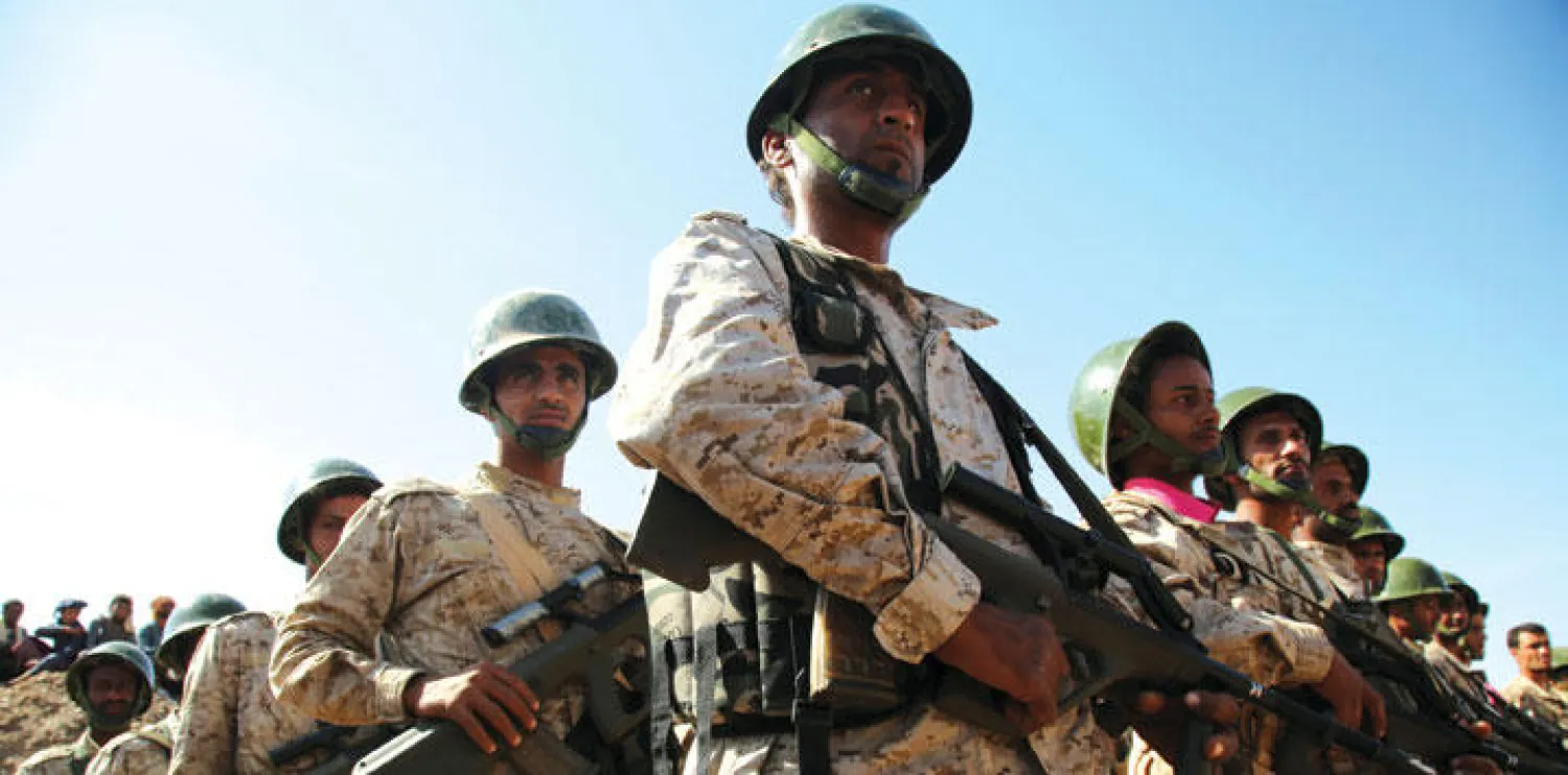 قوات موالية للرئيس هادي في مأرب (أ.ف.ب)