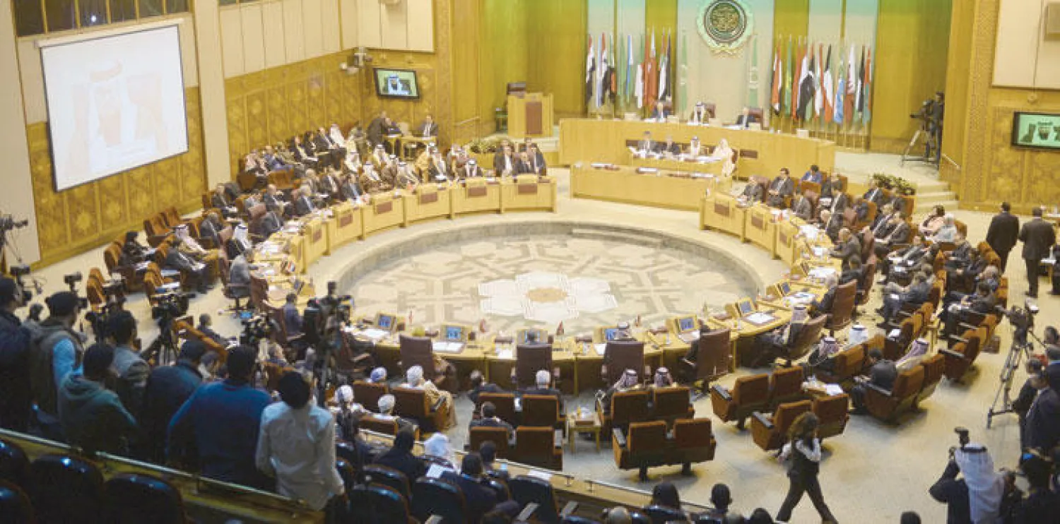 اجتماع سابق لوزراء الخارجية العرب في مقر الجامعة العربية بالقاهرة («الشرق الأوسط»)
