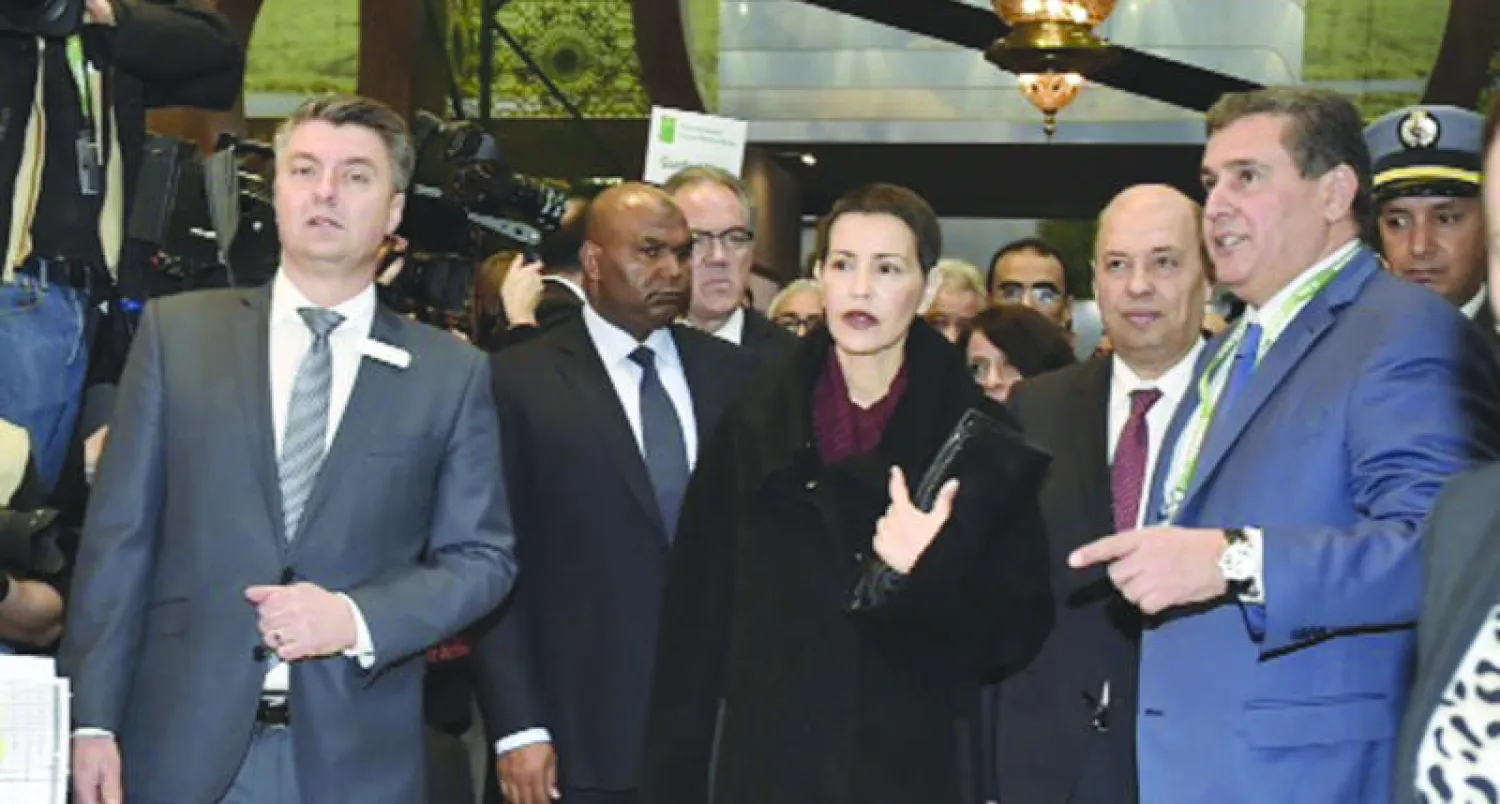 الاميرة للامريم لدى افتتاحها الجناح المغربي في معرض برلين ( ماب)