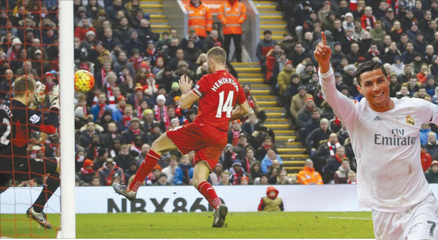 روني يصوب بقوة في شباك ليفربول مانحًا يونايتد انتصارًا ثمينًا (رويترز) - رونالدو استعاد شهية التهديف وسجل ثنائية للريـال (إ.ب.أ)